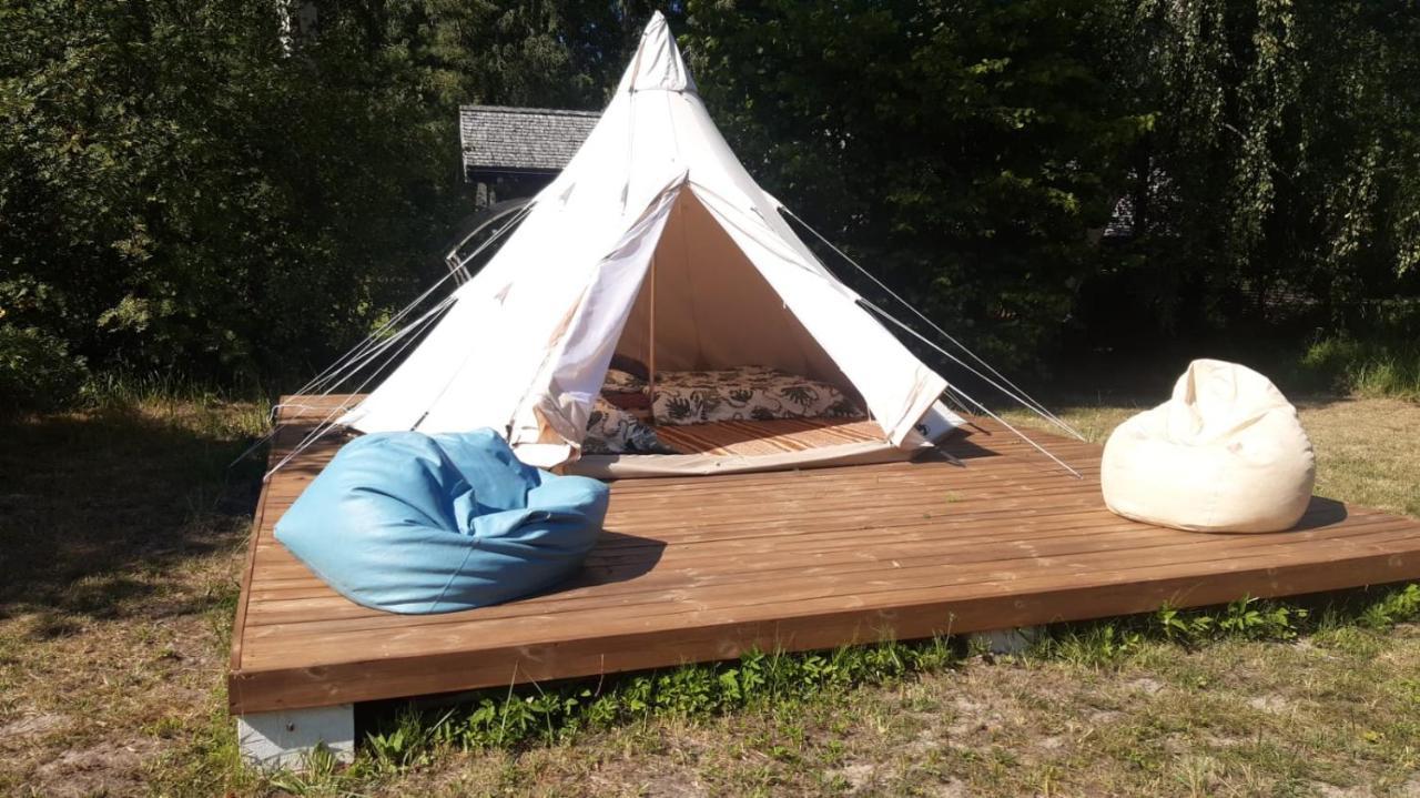 Glamping Fluffy Horns - Glempings Pukainie Ragi Hotel Plienciems Exterior photo