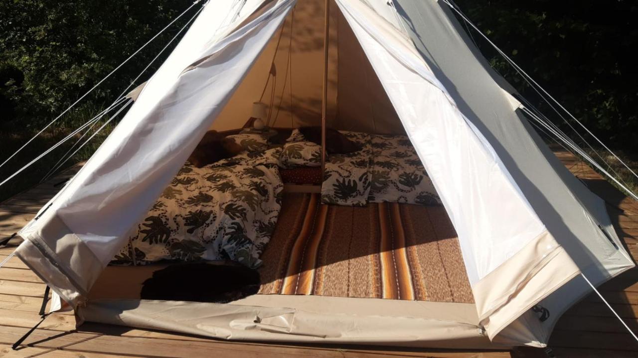 Glamping Fluffy Horns - Glempings Pukainie Ragi Hotel Plienciems Exterior photo