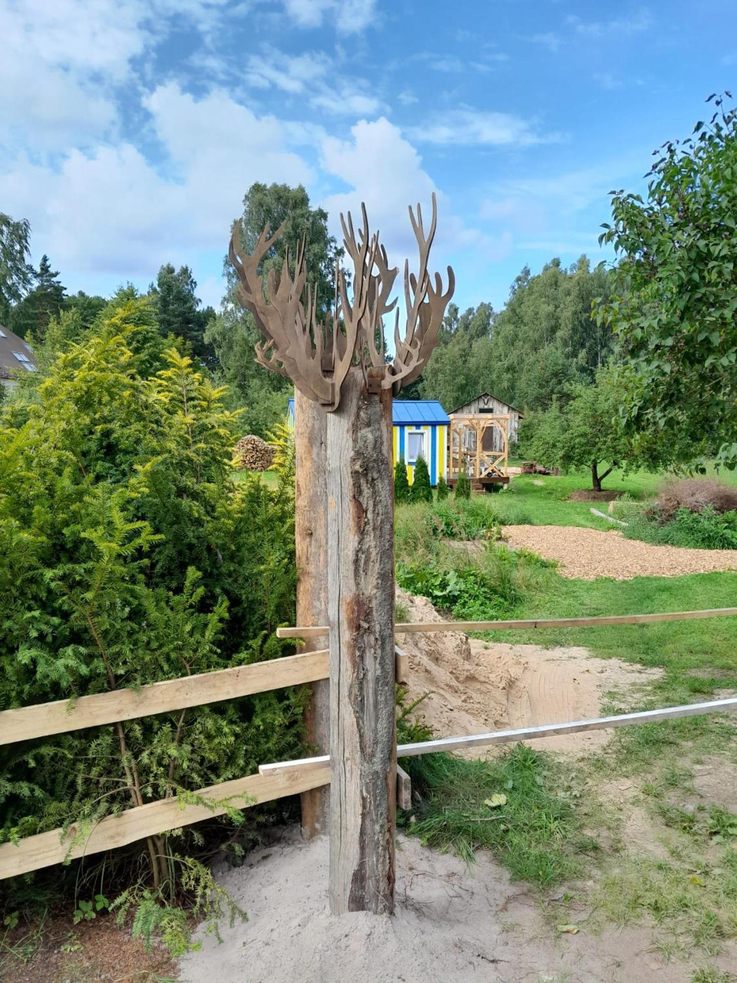 Glamping Fluffy Horns - Glempings Pukainie Ragi Hotel Plienciems Exterior photo